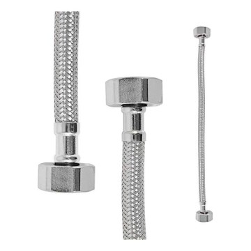 RAV Slezák IF0155.0 - FLEXI 10 cm Flexible Connection Hose, Polished Chrome