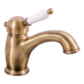 RAV Slezák L526.0SM - LABE RETRO basin mixer 15,3 cm antique brass
