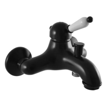 RAV Slezák L554.5CMAT - LABE RETRO Bathtub mixer 13.7 cm Matte Black