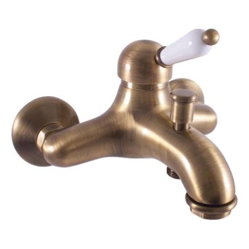 RAV Slezák L554.5SM - LABE RETRO Bath Mixer 13.7 cm, Antique Brass