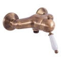 RAV Slezák L581.5SM - LABE RETRO 12.3 cm shower mixer, antique brass