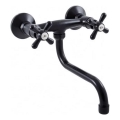RAV Slezák MK101.5/21CMAT - MORAVA RETRO Sink/Basin Faucet, Matte Black