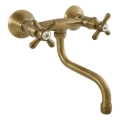RAV Slezák MK101.5/21SM - MORAVA RETRO sink/basin mixer tap, antique brass finish
