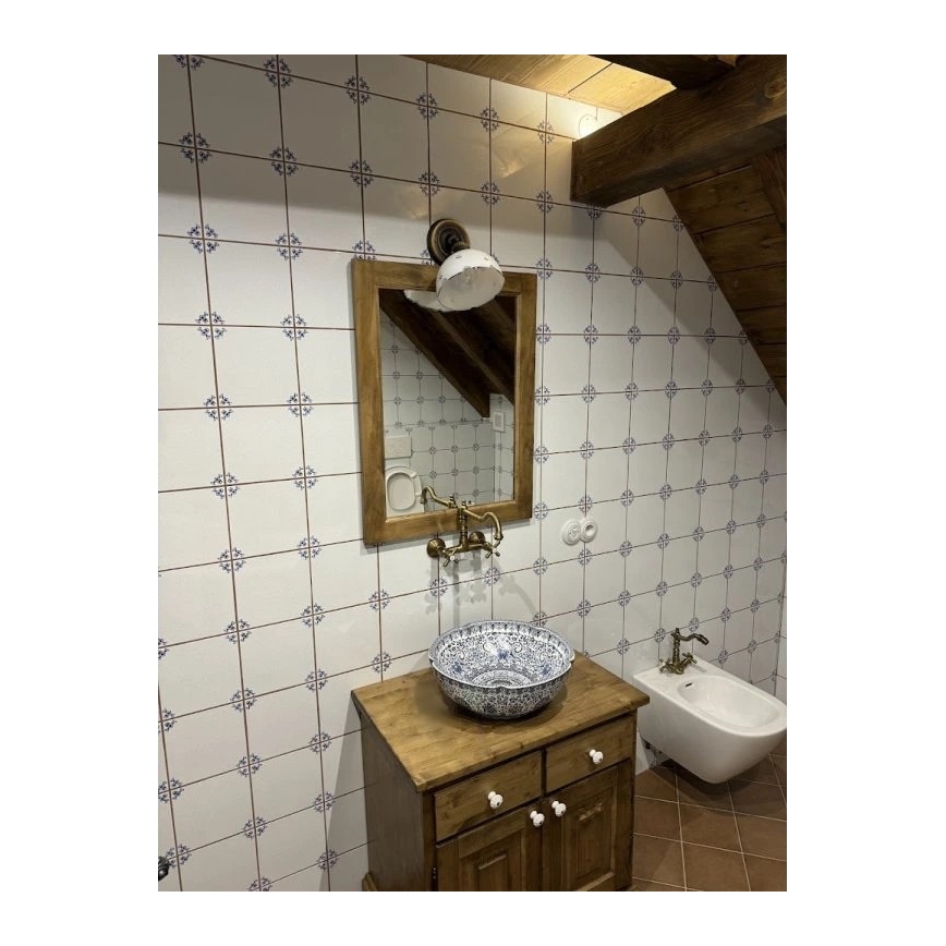 RAV Slezák MK102.5/28SM - MORAVA RETRO 16.8 cm Basin/Sink Mixer, Antique Brass