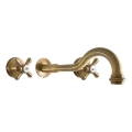 RAV Slezák MK131SM - MORAVA RETRO Concealed Basin Mixer, Antique Brass