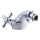 RAV Slezák MK145.0 - Bidet mixer + MORAVA 6.5 cm waste, polished chrome