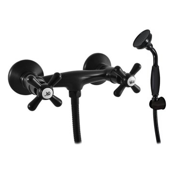 RAV Slezák MK180.5 - MORAVA Matte Black Shower Set with Mixer