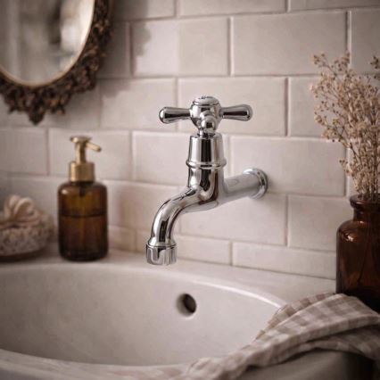 RAV Slezák MK193 - MORAVA RETRO basin mixer 11.8 cm polished chrome
