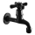 RAV Slezák MK193CMAT - MORAVA RETRO washbasin mixer 11.8 cm matte black