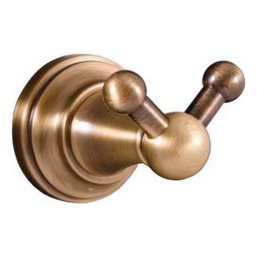 RAV Slezák MKA0102SM - Wall-mounted hook MORAVA RETRO antique brass