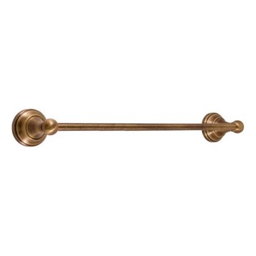 RAV Slezák MKA0701/55SM - MORAVA RETRO 55 cm Wall-Mounted Towel Rail, Antique Brass