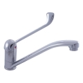 RAV Slezák MS605.0 - MISSISSIPPI washbasin mixer with medical lever 22.2 cm polished chrome