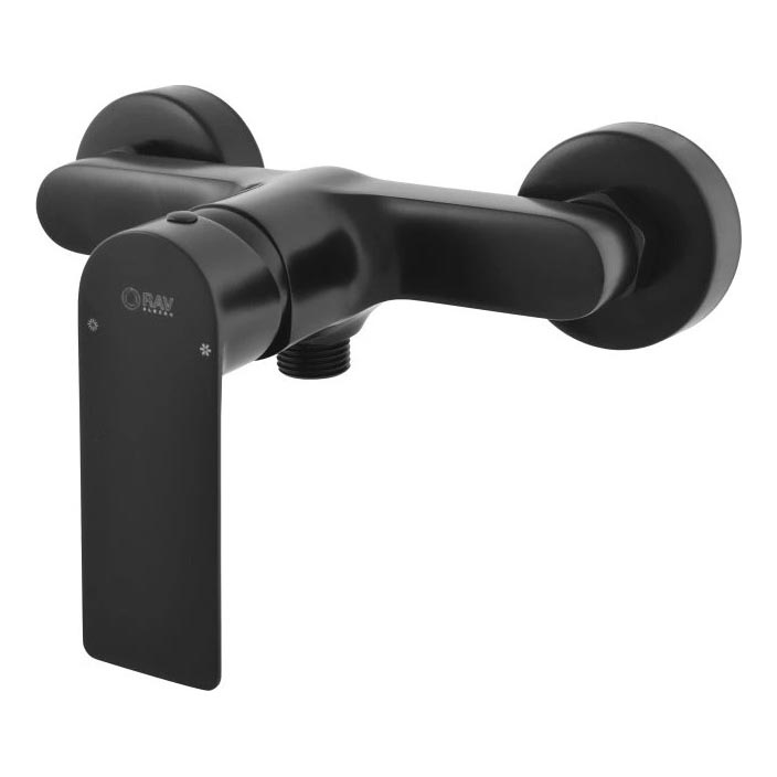RAV Slezák NL181.5CMAT - NIL Matte Black Shower Mixer