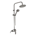 RAV Slezák NL182.5/7-1MGK - Shower set with NIL mixer, brushed gray finish