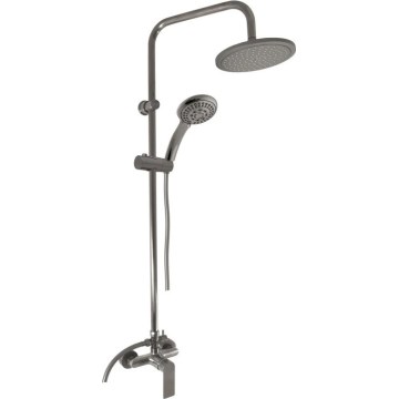 RAV Slezák NL182.5/7-1MGK - Shower set with NIL mixer, brushed gray finish