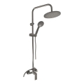 RAV Slezák NL182.5/7MGK - Shower set with NIL mixer, brushed grey