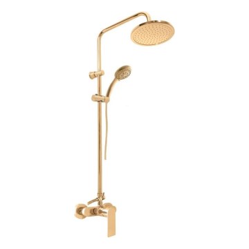 RAV Slezák NL182.5/7ZK - Brushed Gold Shower Set with NIL Mixer