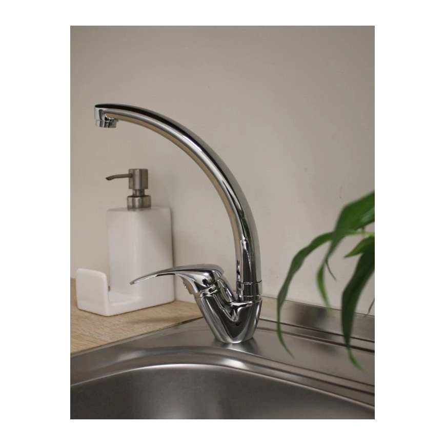 RAV Slezák SA006.0/3 - SAZAVA kitchen faucet 26.5 cm, polished chrome
