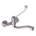 RAV Slezák SA601.5/26 - Washbasin mixer with medical lever SAZAVA 23 cm polished chrome