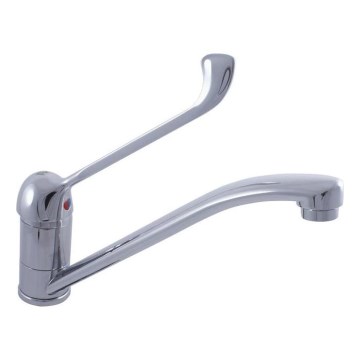 RAV Slezák SA605.0 - Washbasin mixer with medical lever SAZAVA 20.8 cm polished chrome