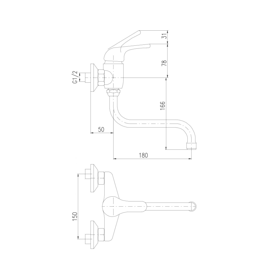 RAV Slezák SAJ001.5/21 - JUNIOR Basin Mixer Tap, red/blue/yellow