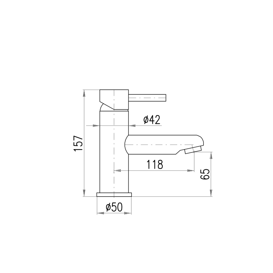 RAV Slezák SE426.0 - JUNIOR 15.7 cm Basin Mixer, Red/Blue/Green