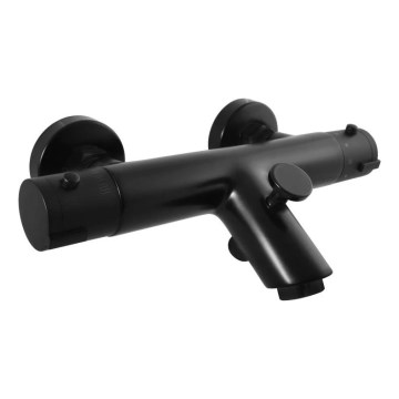 RAV Slezák TRM54.5CMAT - Thermostatic bath mixer TERMO matt black
