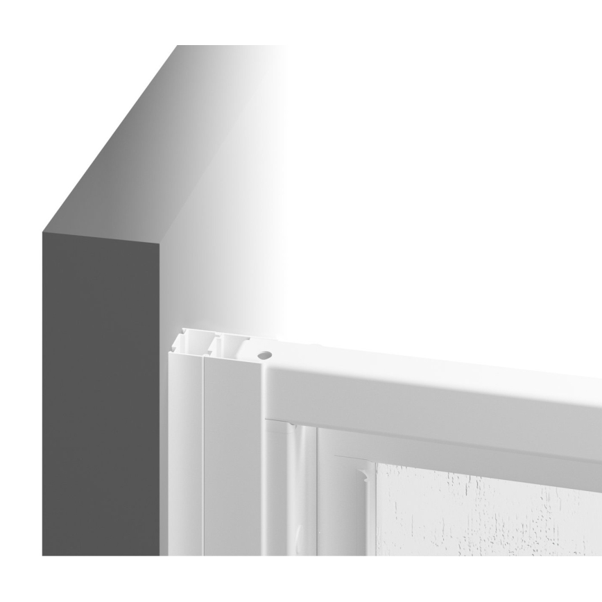 Ravak 15V701R2Z1 - SUPERNOVA 90 x 198 cm shower door, white