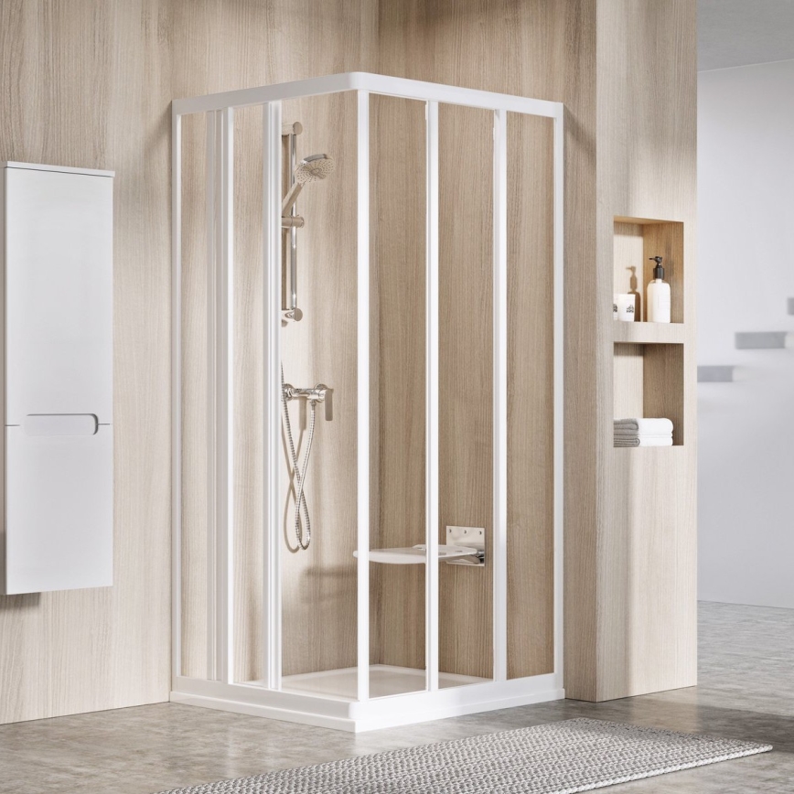 Ravak 15V701R2Z1 - SUPERNOVA Shower Enclosure 90 x 198 cm White