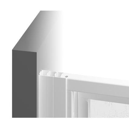 Ravak 15V701R2Z1 - SUPERNOVA Shower Enclosure 90 x 198 cm White