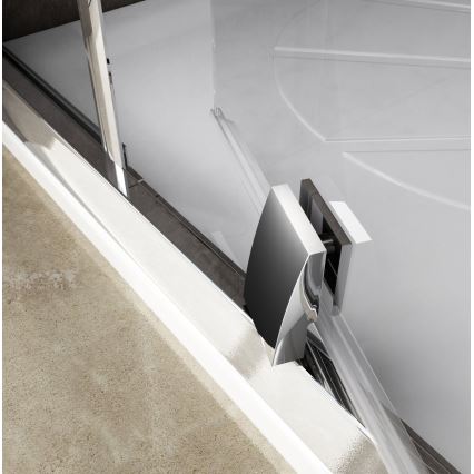 Ravak 37677U00Z1 - PIVOT Quadrant Three-Panel Shower Enclosure 90x90 cm, Satin