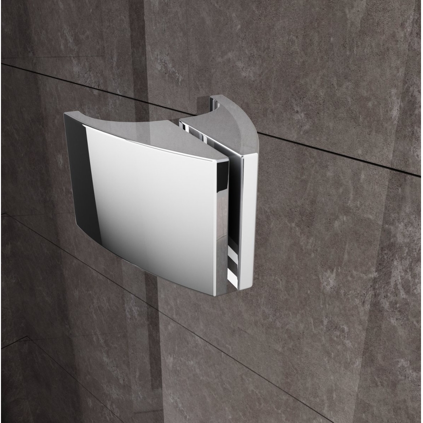 Ravak 37677U00Z1 - PIVOT Quadrant Three-Panel Shower Enclosure 90x90 cm, Satin