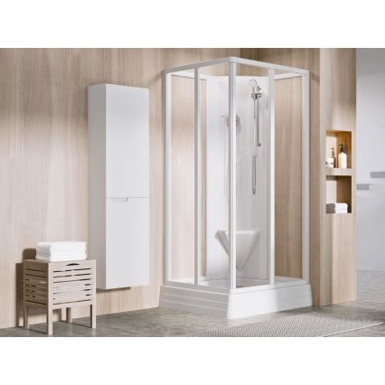 Ravak A007701120 - ANGELA Square Shower Tray 90x90 cm, White