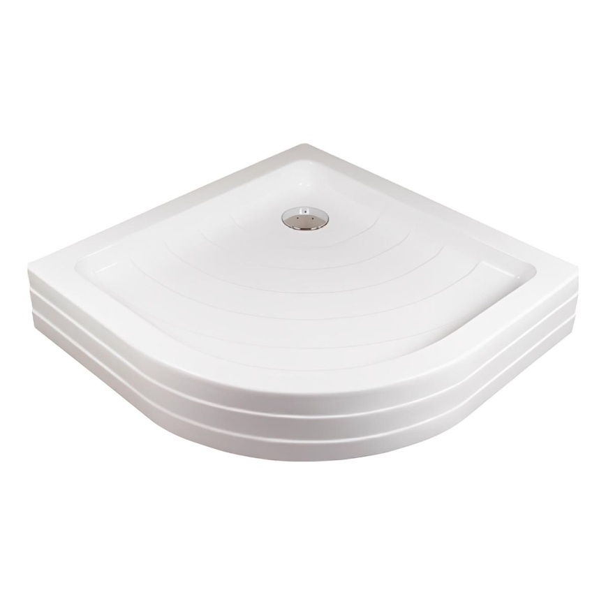 Ravak A207001120 - RONDA quarter-round shower tray 90x90 cm, white