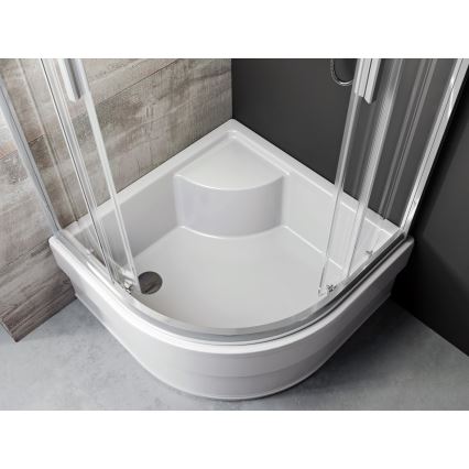 Ravak A217001020 - SABINA quadrant shower tray 90x90 cm, white