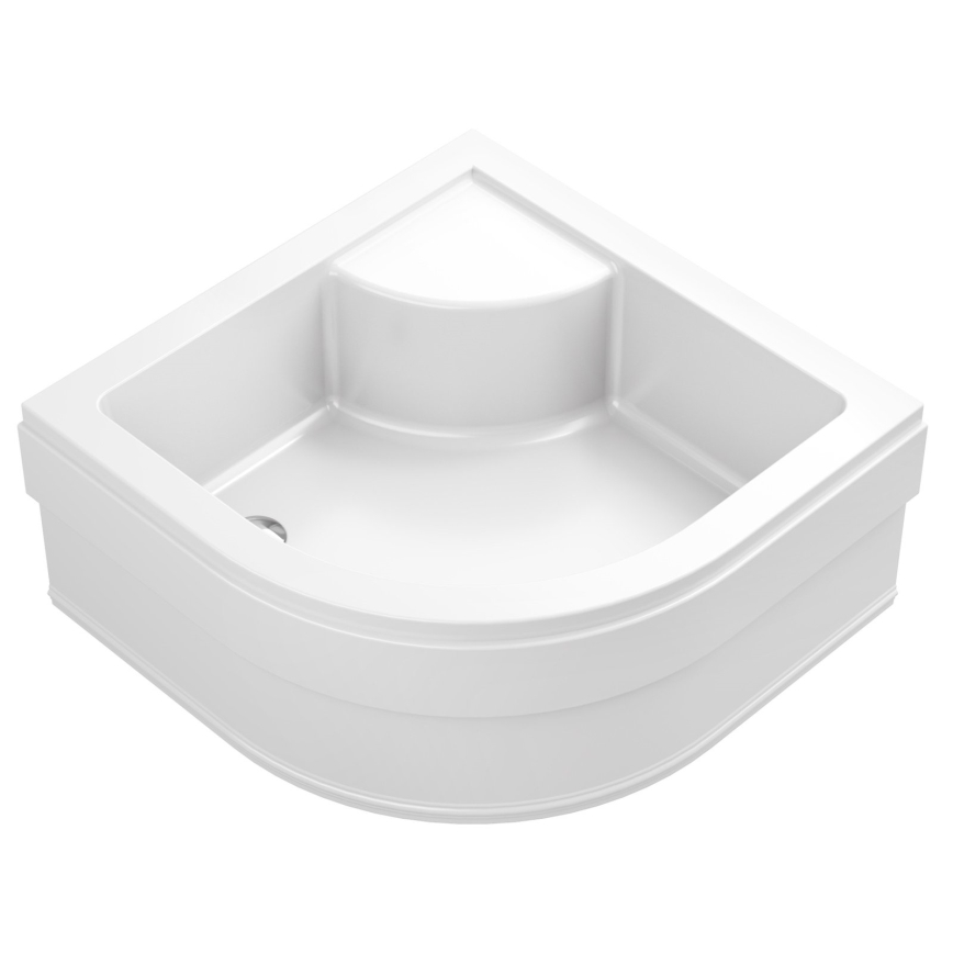 Ravak A217001020 - SABINA quadrant shower tray 90x90 cm, white