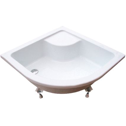 Ravak A217001020 - SABINA quadrant shower tray 90x90 cm, white