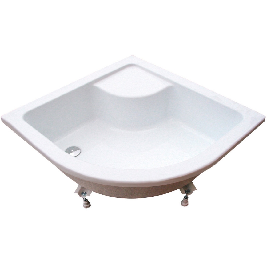 Ravak A217001020 - SABINA quadrant shower tray 90x90 cm, white