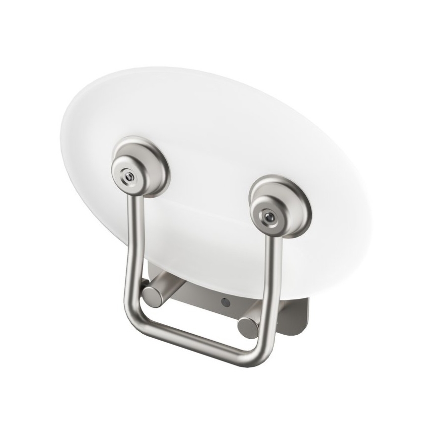 Ravak B8F0000049 - OVO Folding Stainless-Steel Shower Seat