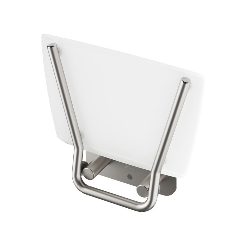 Ravak B8F0000052 - OVO fold-down shower seat, stainless steel
