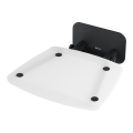 Ravak B8F0000060 - OVO Fold-down Shower Seat, Black