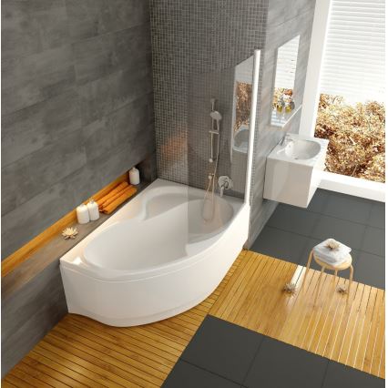 Ravak C421000000 - ROSA Corner Bathtub 170x105 cm acrylic/white