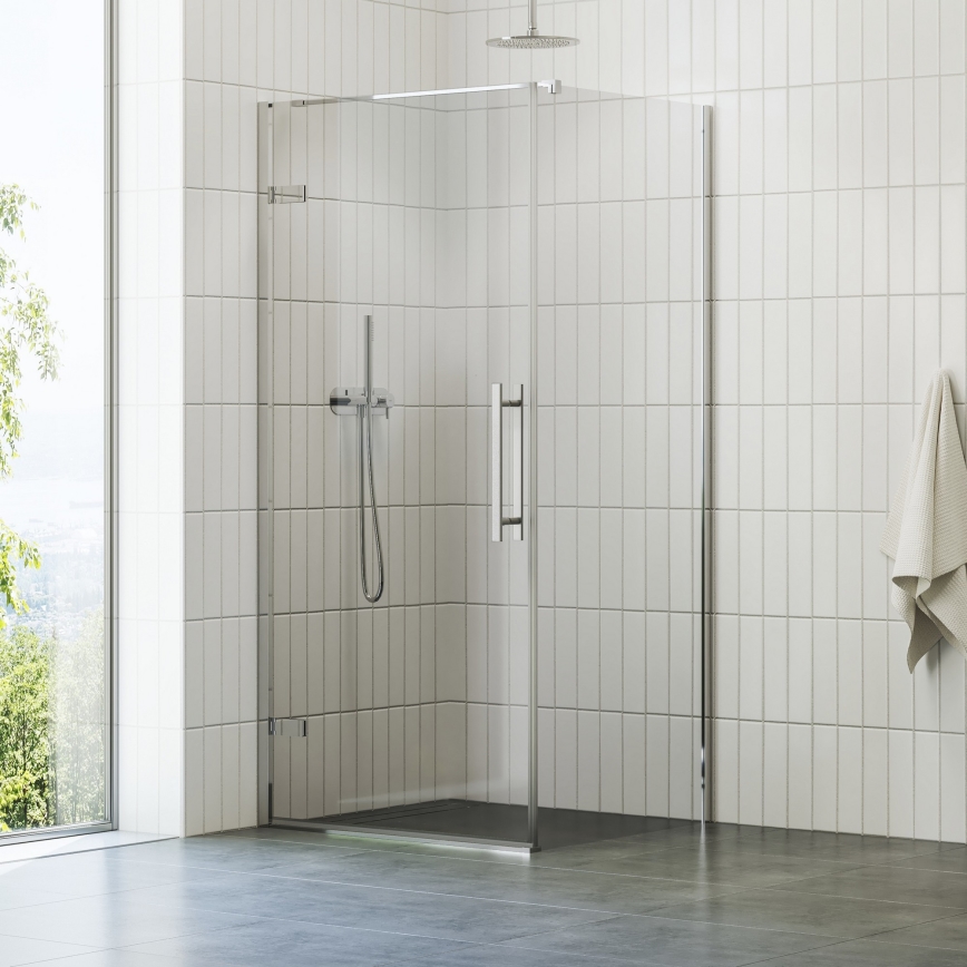 Ravak - COOL 90x90 cm shower enclosure, polished chrome