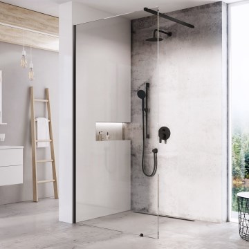 Ravak GW9WA030SZ1 - WALK-IN Shower Enclosure 100 x 200 cm, Black