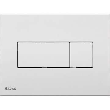 Ravak X01457 - UNI Flush Button 24.7 x 16.5 cm, White