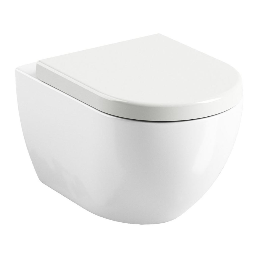 Ravak X01516 - UNI CHROME wall-hung toilet ceramic/white