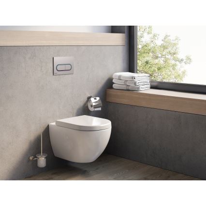 Ravak X01516 - UNI CHROME wall-hung toilet ceramic/white