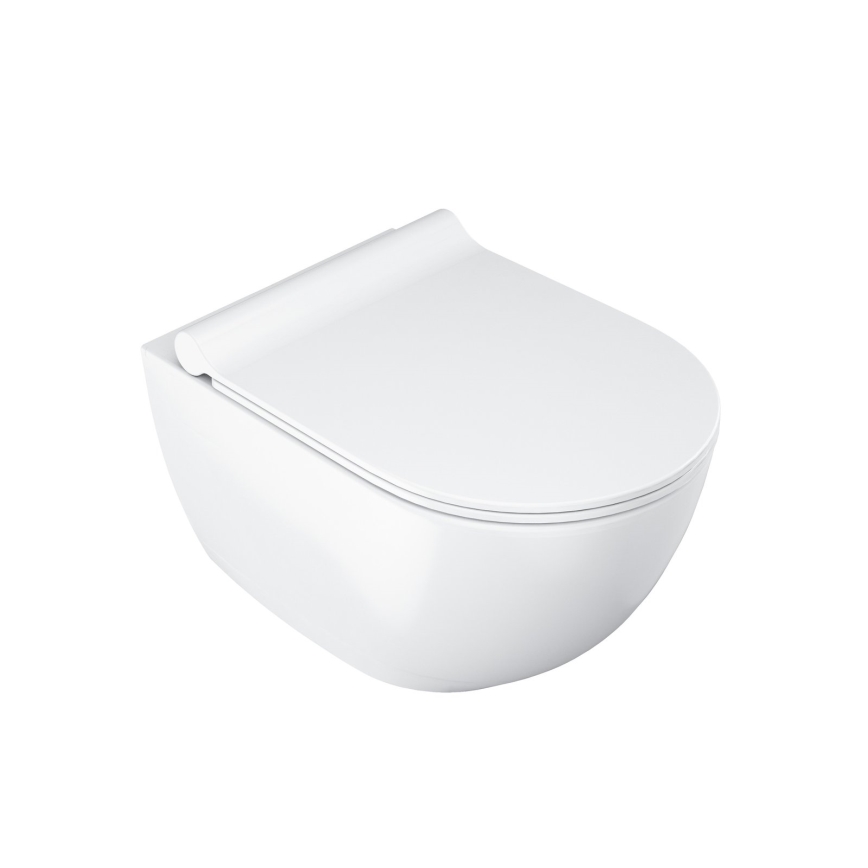 Ravak X01516 - UNI CHROME wall-hung toilet ceramic/white