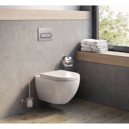 Ravak X01535 - UNI Rimless Wall-hung Toilet, Ceramic/White