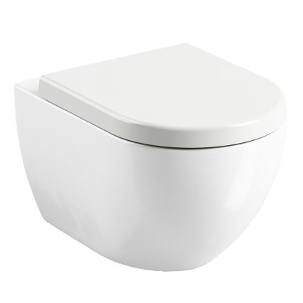 Ravak X01549 - SoftClose UNI CHROME Toilet Seat, White